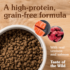 Taste Of The Wild Rocky Mountain Adult Cat Food | Multi-Protein Cat Dry Food with Venison & Smoked Salmon