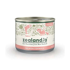 Zealandia Mousse Pate Salmon for Kitten & Mama - Grain-Free Wet Cat Food 170g can with salmon formula design.