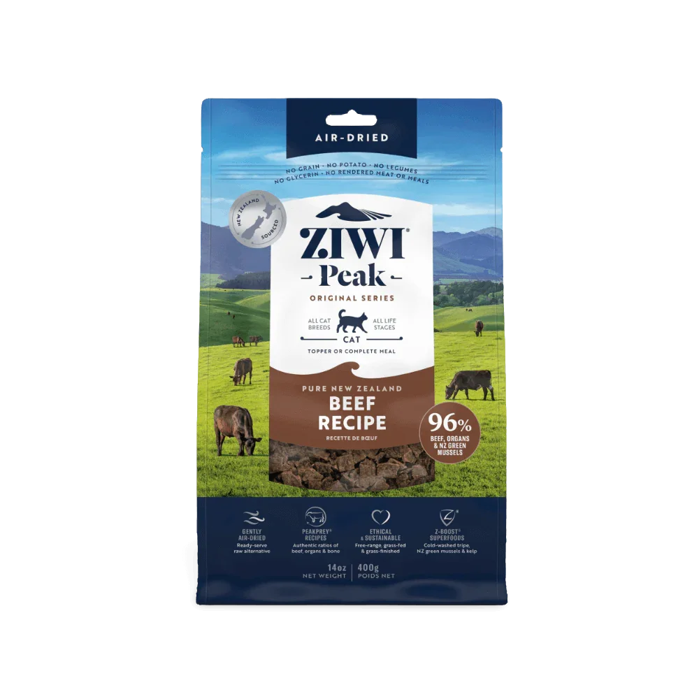 Ziwi Peak Air-Dried Beef Cat Food 1kg-PETROOM