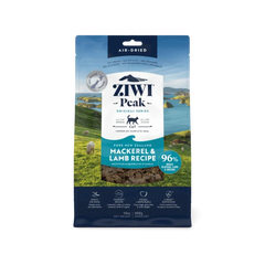 Ziwi Peak air-dried cat food, mackerel & lamb recipe, 96% seafood & organs, for all life stages