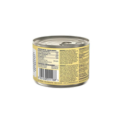 Ziwi Peak Chicken With Mackerel Fish Cat Wet Food can label showing ingredients and nutritional information.