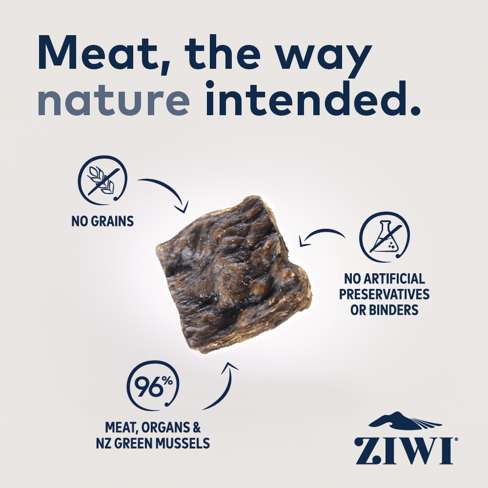 ZIWI Peak Air-Dried Venison Cat Food 400g highlighting natural ingredients and no artificial additives.