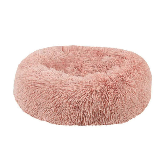 Living today Cat Bed Dog Bed Winter Plush Donut Two Colour Option