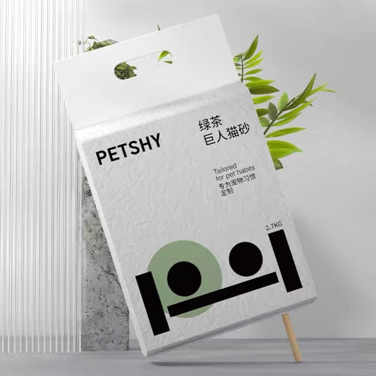 Petshy Green Tea Mixure Cat Litter Dust-free 2.7kg
