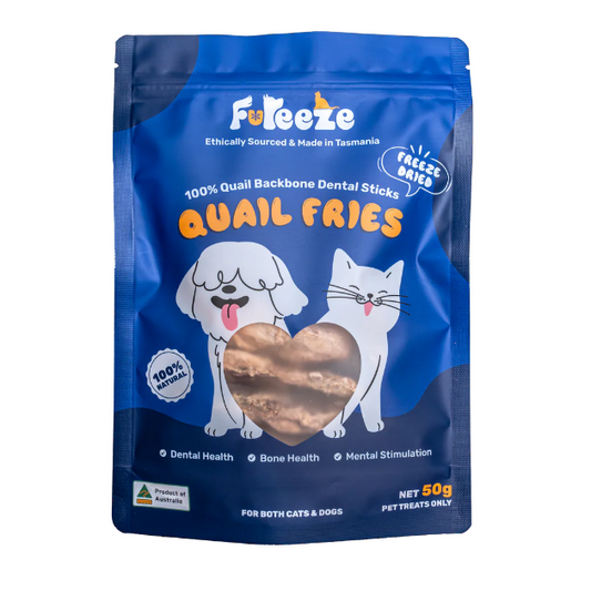 FUREEZE Freeze Dried Quail Fries 50g