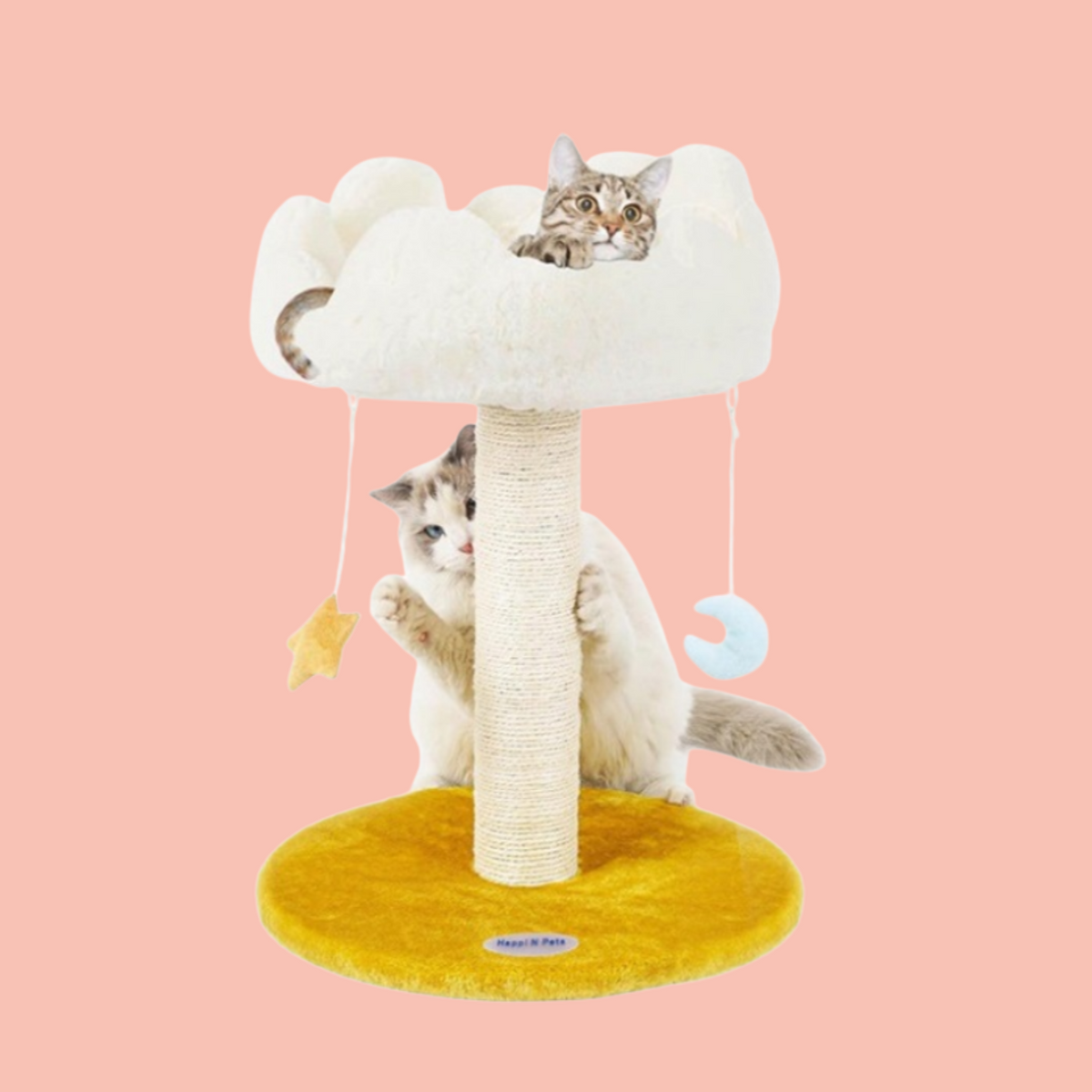 Cloud Cat Scratching Post With Bed