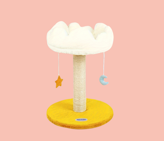 Cloud Cat Scratching Post With Bed