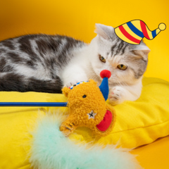 PETSVILLE Kitten Teaser Feather Wand
