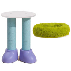 MAKESURE 3-in-1 Cat Scratcher, Bed, and Side Table - Stylish Feline Furniture