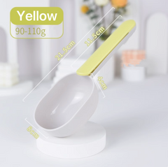 Long Handle With Clip Pet Food Scoop For Dog And Cat