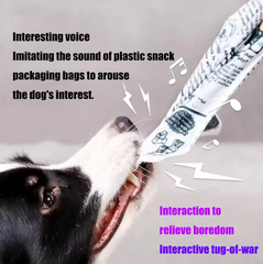 Peroom Squeaking Rubber Newspaper Dog Toy