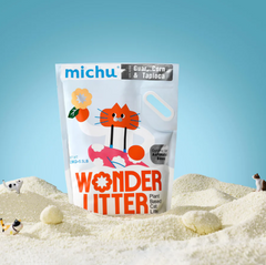 Michu Wonder Litter - Plant-Based Automatic-Box Friendly 2.5kg/6L