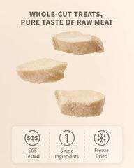 PET-EVER Freeze Dried Raw Whole-Cut Rabbit Tenderloin Cat &Dog Treats 70g-PETROOM