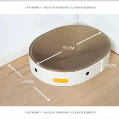 PURROOM Little Chicken Series: Super Large Oval Cat Scratcher
