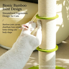 Bamboo Corrugated Cardboard Cat Scratching Post