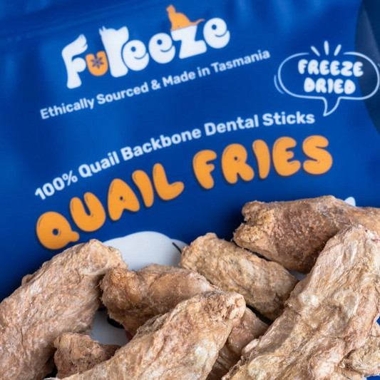 FUREEZE Freeze Dried Quail Fries 50g