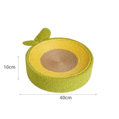 2-in-1 Cat Scratchers Bed Avocado Style