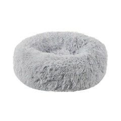 Living today Cat Bed Dog Bed Winter Plush Donut Two Colour Option