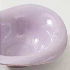Flower Styled 15 tilted Ceramic Detatchable Pet Food Bowls