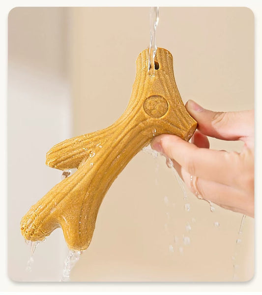 Antler-Shaped Chew Dog Toy – Durable Teething Stick for Small &Medium Dogs
