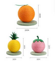 Petroom Fruit Shape Cat Scratching Ball