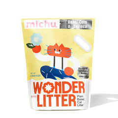 Michu Wonder Litter - Plant-Based & Automatic-Box Friendly 2.5kg/6L