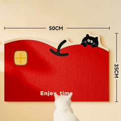 Aesthetic Wall-Mount Cat Scratch Pad Wall Protector