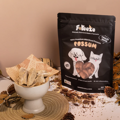 FUREEZE Freeze Dried Diced Possum 50g