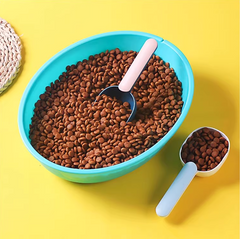 Long Handle With Clip Pet Food Scoop For Dog And Cat