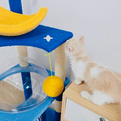 Galaxy UFO Moon Cat Tree – Stylish & Fun Cat Tower Premium