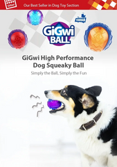 Gigwi Interactive G-Ball Series Squeaky Balls Dog Toy