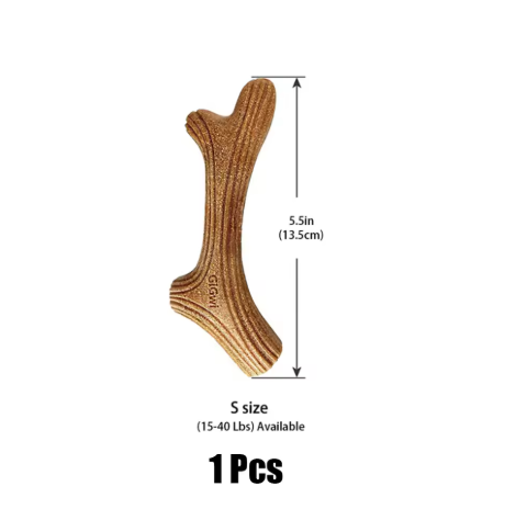 GiGwi Wooden Antler Dog Chew Toy
