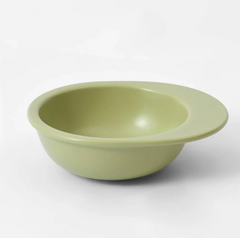 Michu Ceramic 3pcs Dinnerware Set- Raised Bowl and Plate Set for Everyday Pets Essentials