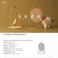 Makesure Multifunctional Cat Scratcher | Sisal Standing Scratching Board