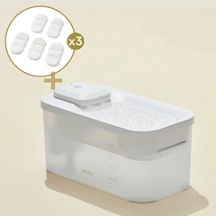 Michu Wireless Cat Water Fountain - Battery Operated Dispenser for Healthy Hydration