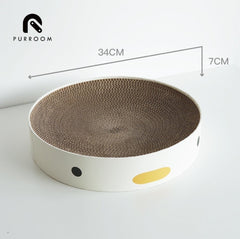 PURROOM Little Chicken Series- Round Cat Scratcher Board
