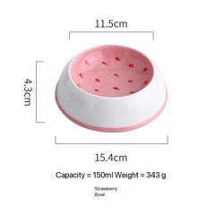 Ceramic Bowl Fruit Shape Pineapple Strawberry Lemon Pet Bowl