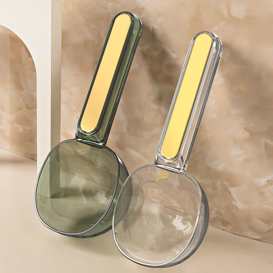 Transparent Pet Food Feeding Spoon With Measurement