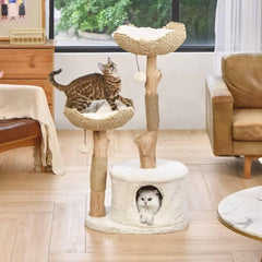 Michu Premium Real Wooden Cat Tree-Large- Spacious Australian Feline Haven Pre-Order
