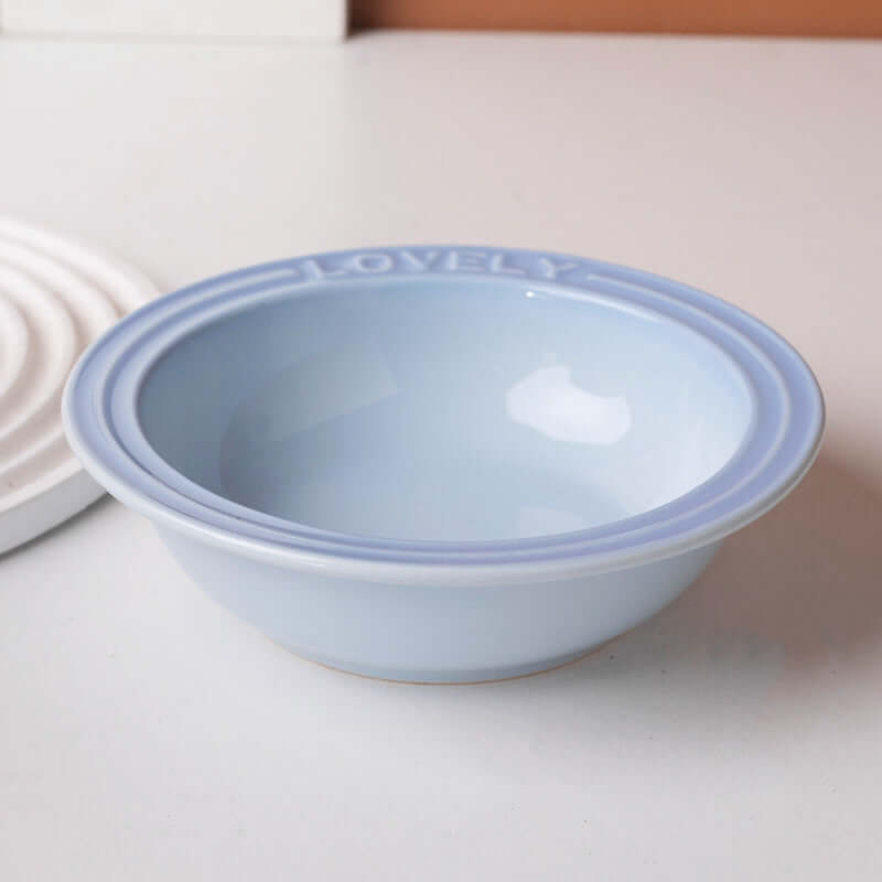 Acrylic Elevated Pet Bowl – Raised Cat & Dog Feeder Stand (Yellow, Pink, Sky Blue)-Petroom