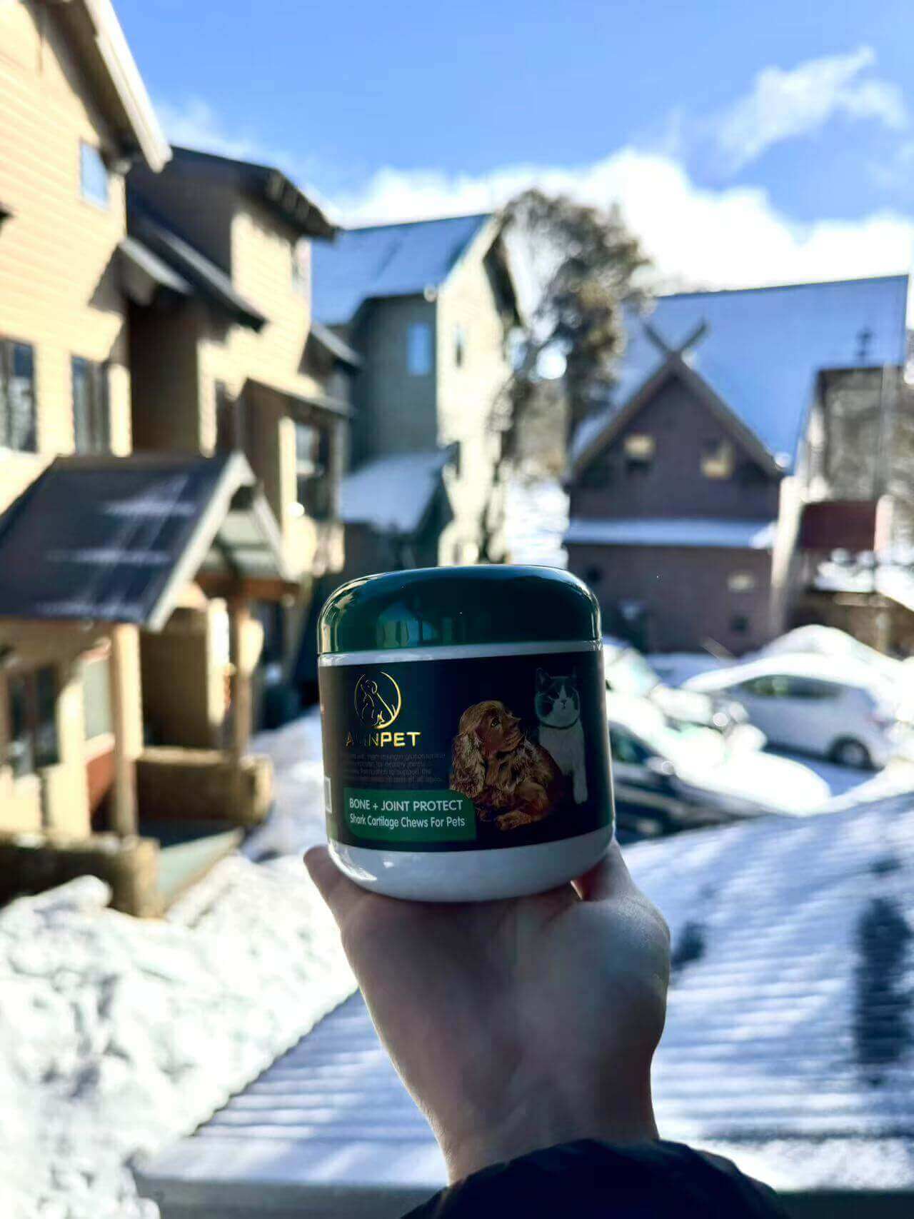 Auinpet BONE + JOINT PROTECT Shark Cartilage Chews For Pets 180g-Petroom