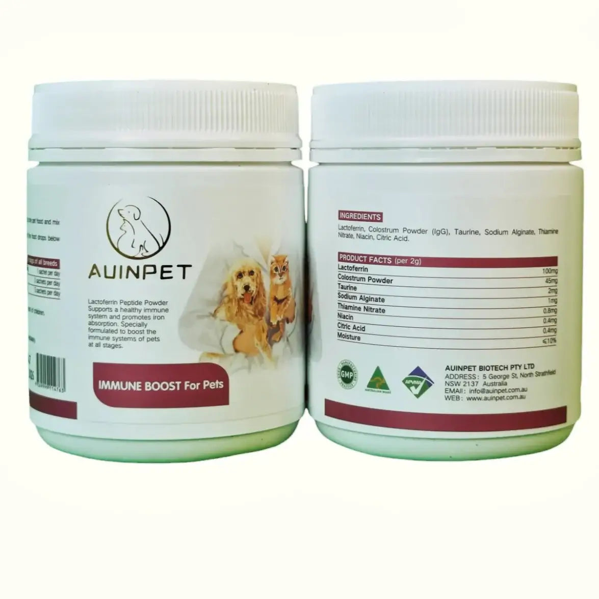 Auinpet IMMUNE BOOST For Cats and Dogs 60g-Petroom