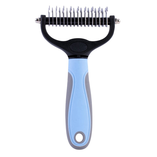 Living today Pet Grooming Brush Double Sided Shedding Comb for Dogs and Cats