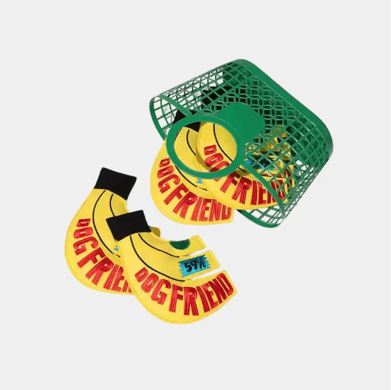 Banana-Shaped Dog Flying Disc Interactive Outdoor Training Toy For Dogs-Petroom