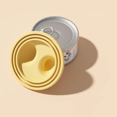Pet Food Can Lids And One Can Spoon