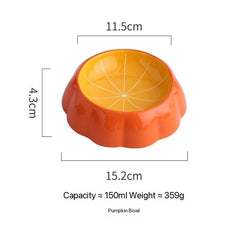 Ceramic Bowl Fruit Shape Pineapple Strawberry Lemon Pet Bowl