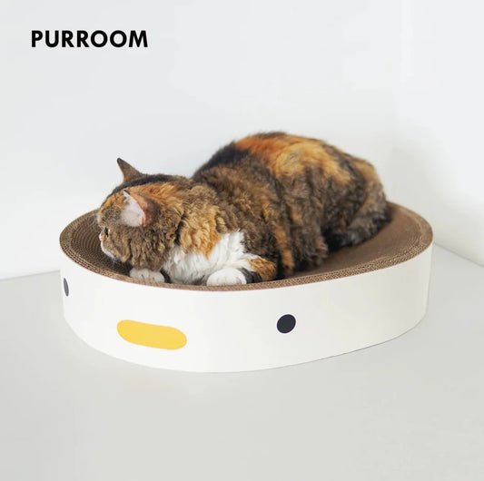 PURROOM Little Chicken Series: Super Large Oval Cat Scratcher