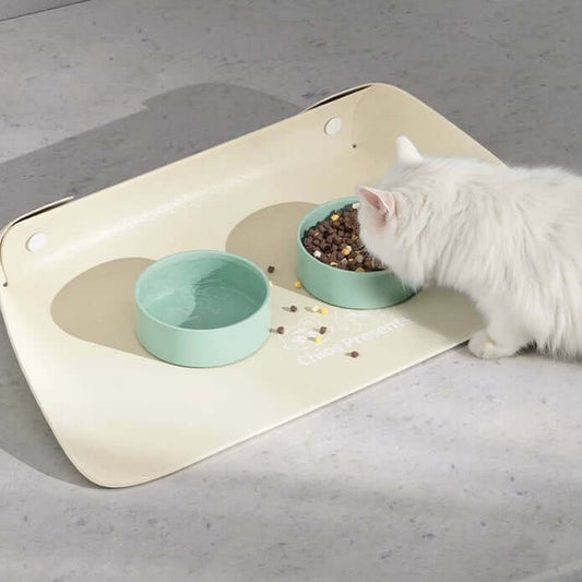 Cat Food Mat – Non-Slip Waterproof Pet Feeding Mat for Dogs & Cats-PETROOM