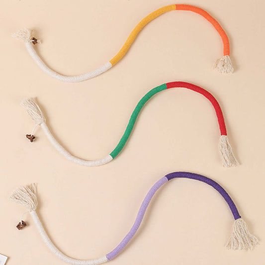 Cat Rope Toy – 70cm Catnip Chew Rope with Silvervine Fruit-Petroom