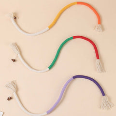 Cat Rope Toy – 70cm Catnip Chew Rope with Silvervine Fruit-Petroom